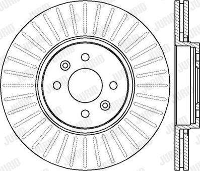 Jurid 562410JC - Тормозной диск autospares.lv