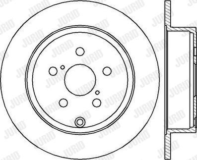 Jurid 562418J - Тормозной диск autospares.lv