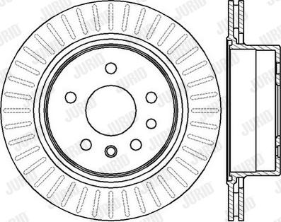 Jurid 562413J - Тормозной диск autospares.lv