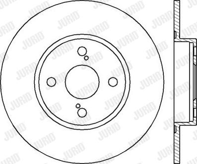 Jurid 562412J - Тормозной диск autospares.lv