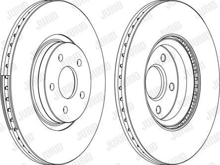 Jurid 562434JC-1 - Тормозной диск autospares.lv