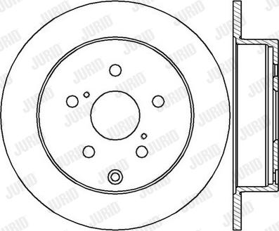 Jurid 562431JC-1 - Тормозной диск autospares.lv