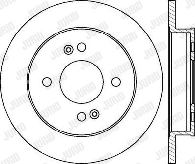 Jurid 562429J - Тормозной диск autospares.lv