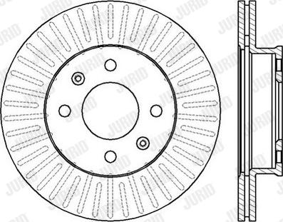 Jurid 562425J - Тормозной диск autospares.lv