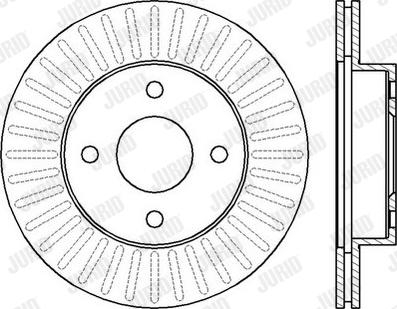 CAR V576 - Тормозной диск autospares.lv