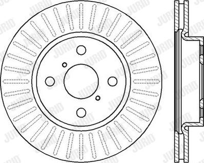 Jurid 562421J - Тормозной диск autospares.lv