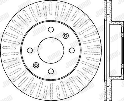 Jurid 562428JC - Тормозной диск autospares.lv