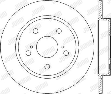 Jurid 562599JC-1 - Тормозной диск autospares.lv