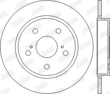 Jurid 562599JC - Тормозной диск autospares.lv