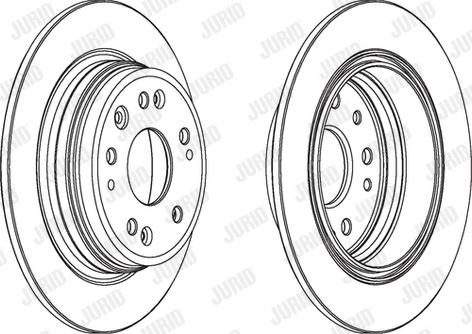 Jurid 562543JC-1 - Тормозной диск autospares.lv