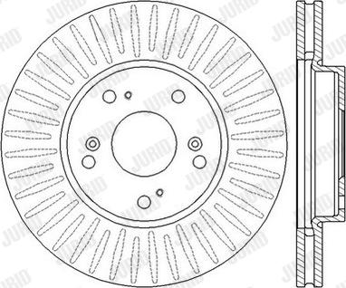 Jurid 562547JC - Тормозной диск autospares.lv