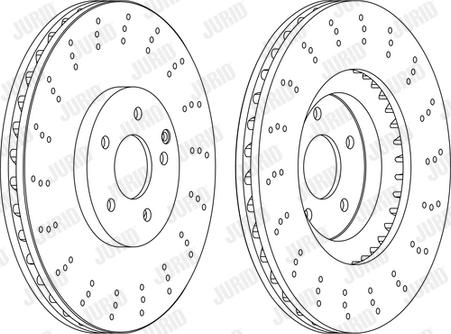 Jurid 562569JC - Тормозной диск autospares.lv