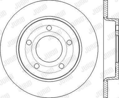 Jurid 562560JC - Тормозной диск autospares.lv