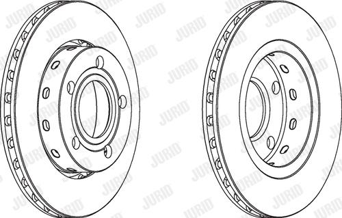 Jurid 562516JC - Тормозной диск autospares.lv