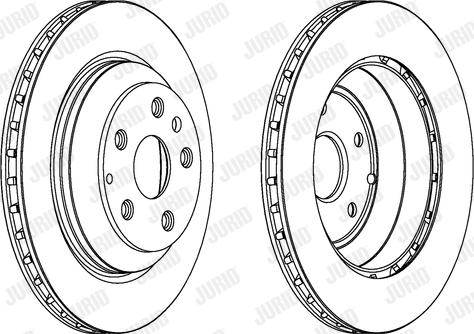 Jurid 562513JC - Тормозной диск autospares.lv