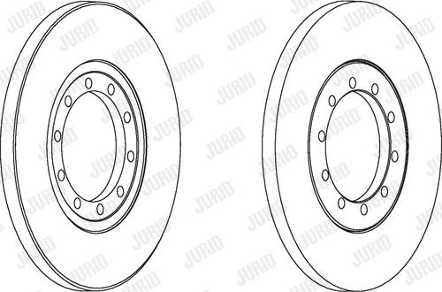 Jurid 562537JC - Тормозной диск autospares.lv