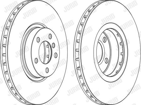 Jurid 562520JC-1 - Тормозной диск autospares.lv