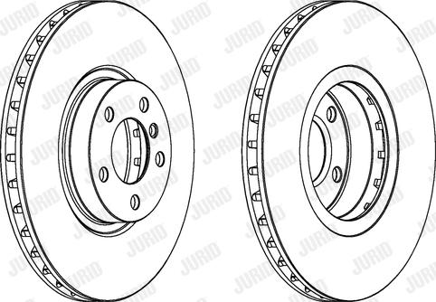 Jurid 562520JC - Тормозной диск autospares.lv