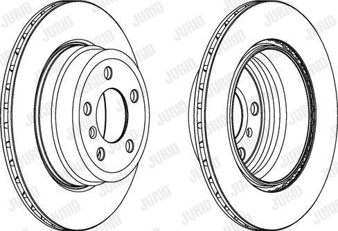 Jurid 562521JC - Тормозной диск autospares.lv