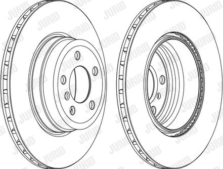 Jurid 562523JC-1 - Тормозной диск autospares.lv