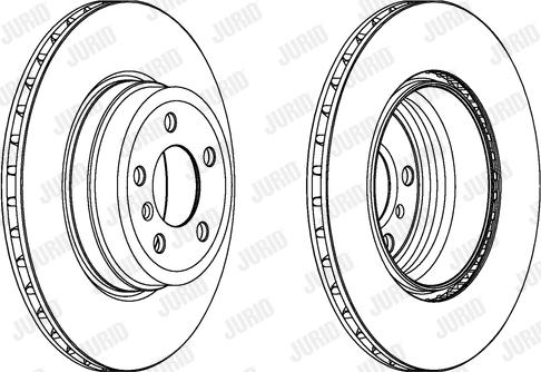 Jurid 562523JC - Тормозной диск autospares.lv