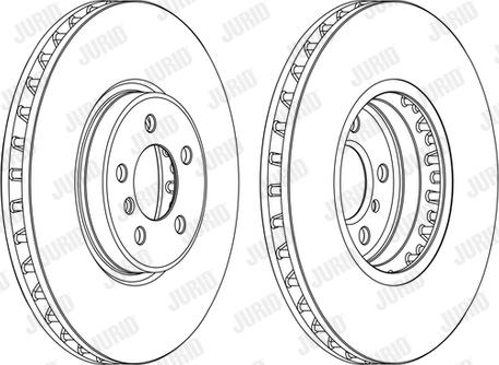 Jurid 562522JC-1 - Тормозной диск autospares.lv