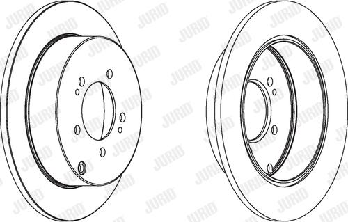 Jurid 562527JC-1 - Тормозной диск autospares.lv