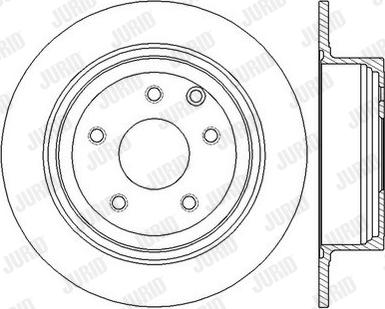 Jurid 562576JC - Тормозной диск autospares.lv