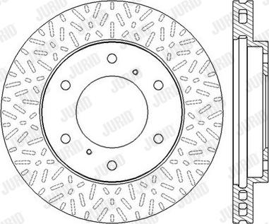 Jurid 562572JC - Тормозной диск autospares.lv