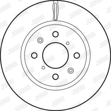 Jurid 562694JC-1 - Тормозной диск autospares.lv