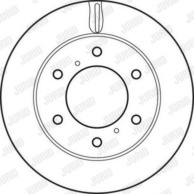 Jurid 562695JC - Тормозной диск autospares.lv