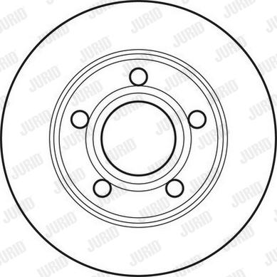 Jurid 562690JC - Тормозной диск autospares.lv