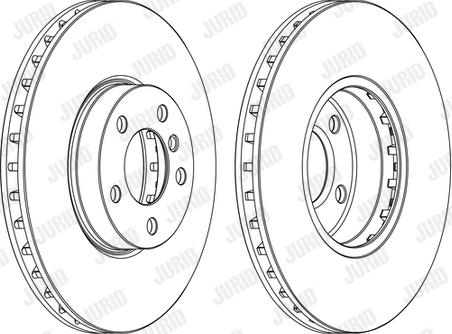 Jurid 562691JC - Тормозной диск autospares.lv