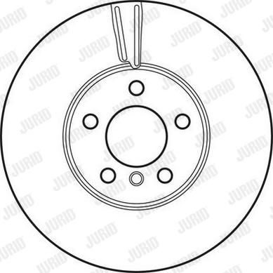 Jurid 562691JC - Тормозной диск autospares.lv