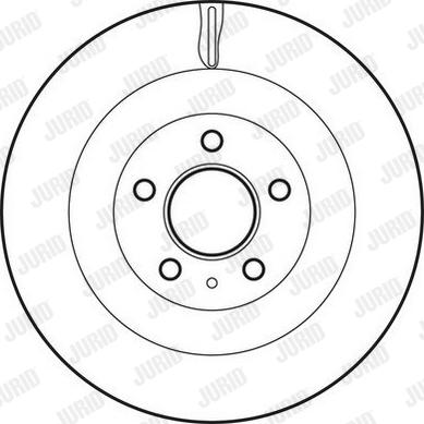 Jurid 562645JC - Тормозной диск autospares.lv