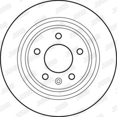 Jurid 562640JC-1 - Тормозной диск autospares.lv