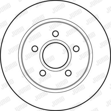 Jurid 562648JC-1 - Тормозной диск autospares.lv