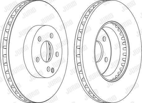 Jurid 562647JC - Тормозной диск autospares.lv