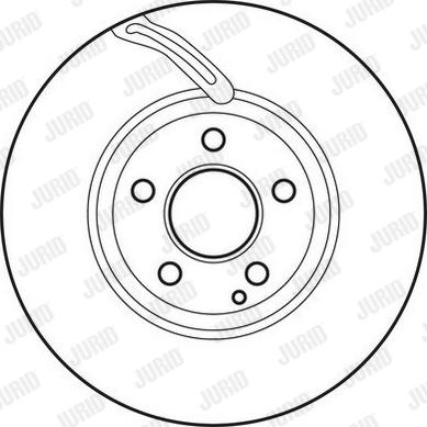 Jurid 562647JC - Тормозной диск autospares.lv