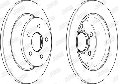 Jurid 562655JC-1 - Тормозной диск autospares.lv