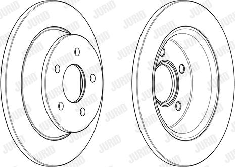 Jurid 562655JC - Тормозной диск autospares.lv