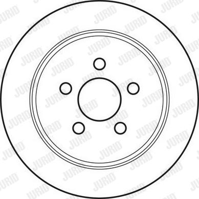 Jurid 562656JC-1 - Тормозной диск autospares.lv