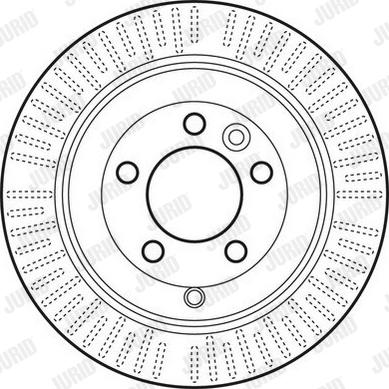 Jurid 562653JC-1 - Тормозной диск autospares.lv