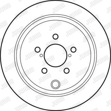 Jurid 562660JC-1 - Тормозной диск autospares.lv