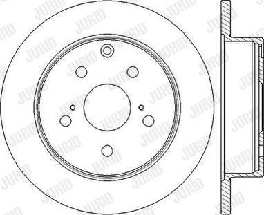 Jurid 562601JC-1 - Тормозной диск autospares.lv