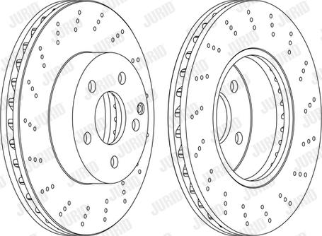 Jurid 562619JC-1 - Тормозной диск autospares.lv