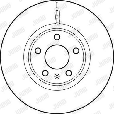 Jurid 562615JC - Тормозной диск autospares.lv