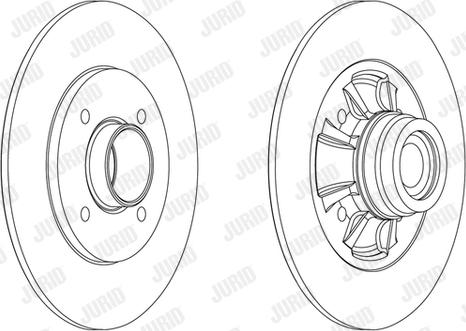 Jurid 562610J - Тормозной диск autospares.lv