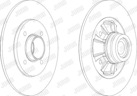 Jurid 562610J - Тормозной диск autospares.lv