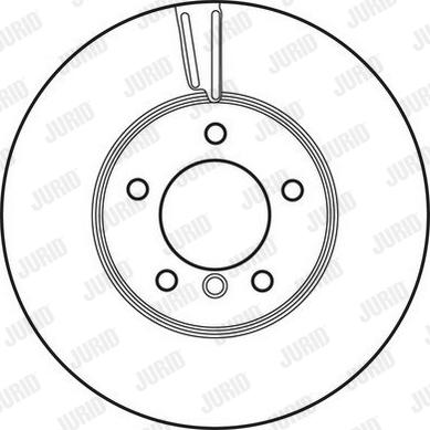 Jurid 562618JC - Тормозной диск autospares.lv